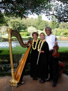 Harp, Flute, Violin Trio for Wedding