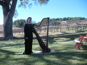 Harp Music for Wedding at Vineyard
